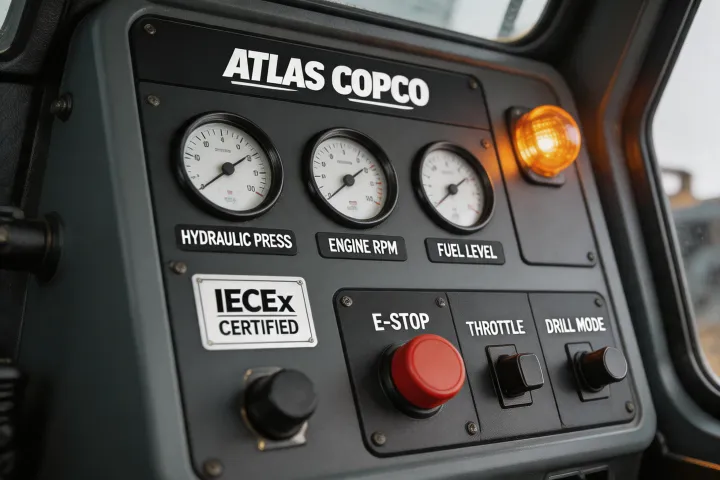 Control cabin instrumentation