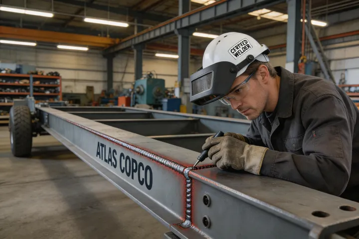 Heavy frame weld inspection